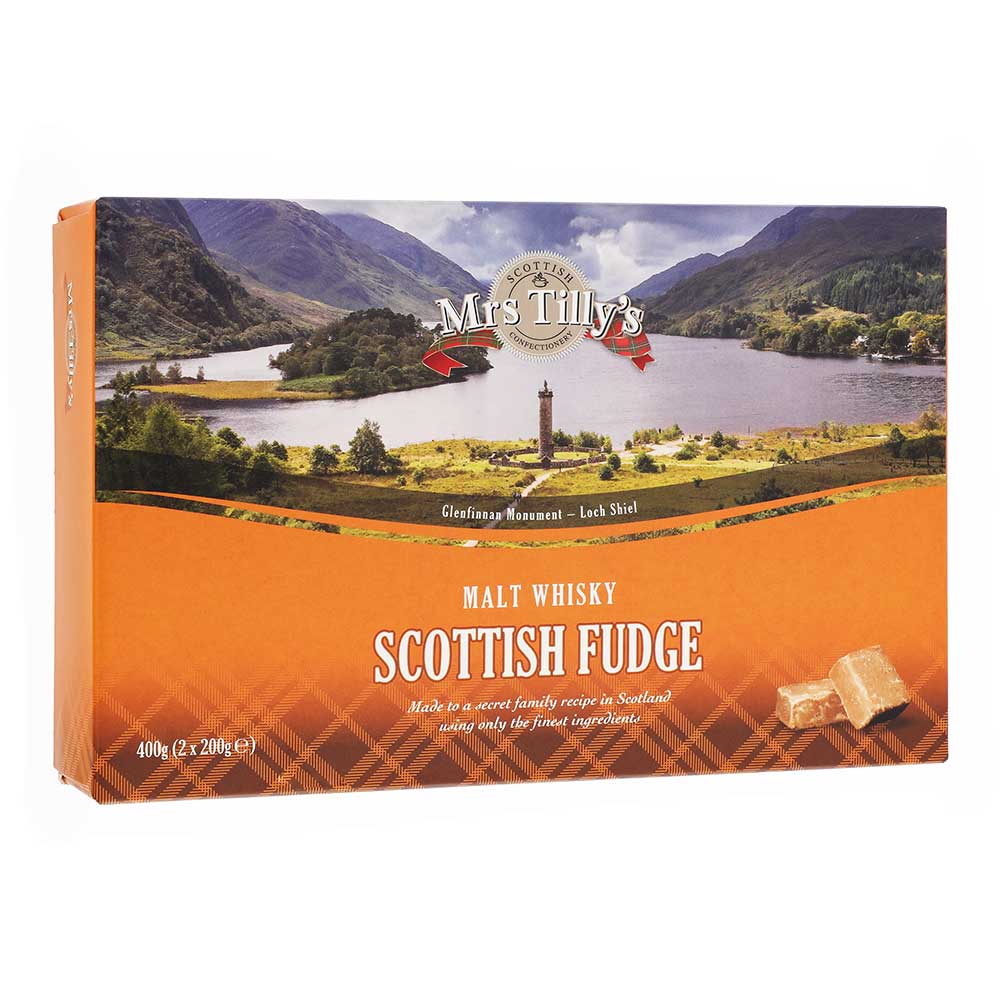 Malt Whisky Scottish Fudge Gift Box 400g